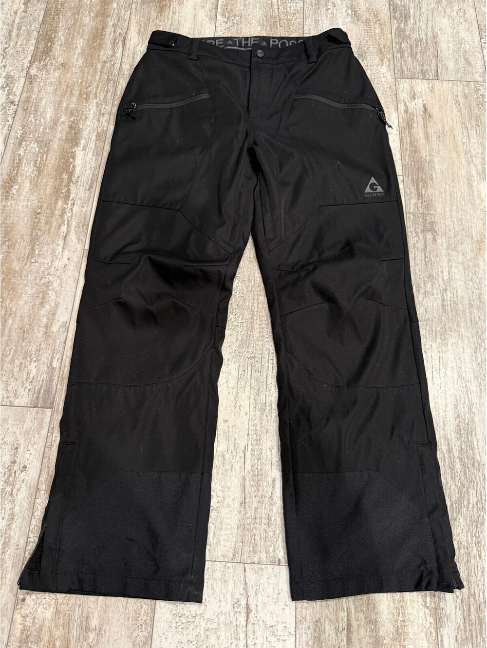 Gerry Mens L Black Ski Snow Pants Insulated Winter Snowboard